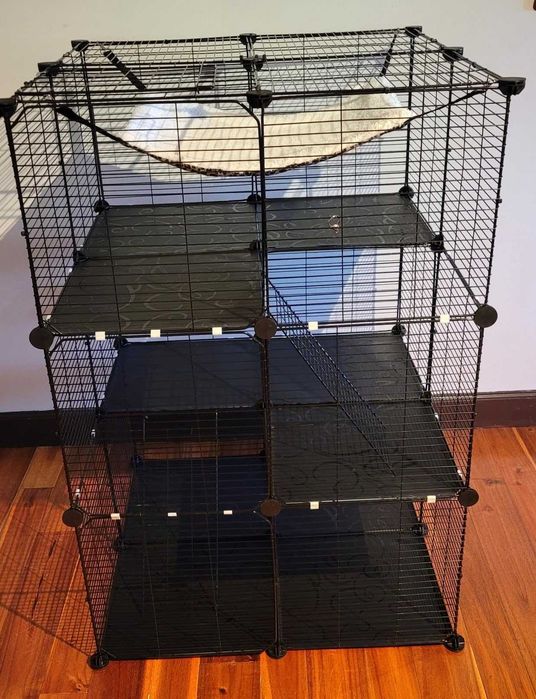 Klatka Woliera dla Gryzoni Szczurów Szynszyli 104cm NOWA Wybieg Kojec