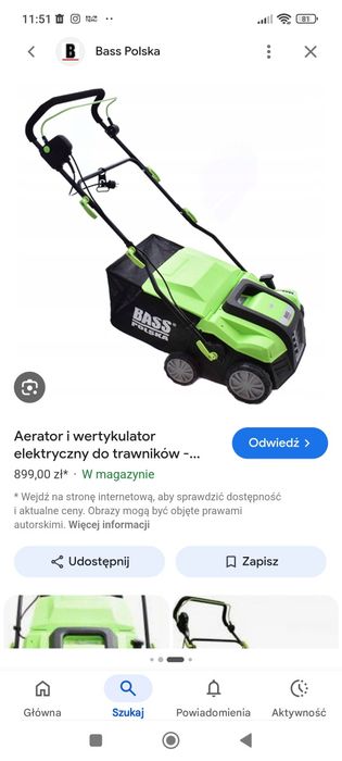 Urządzenie do trawników