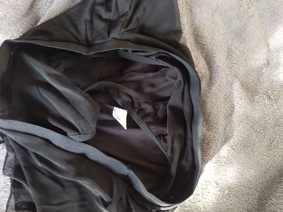 Nowe przeźroczyste damskie krótkie spodenki z majtkami