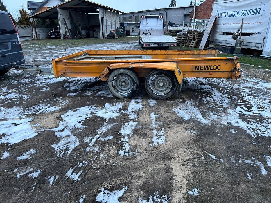 Przyczepka do przewozu mini koparki 3500 dmc