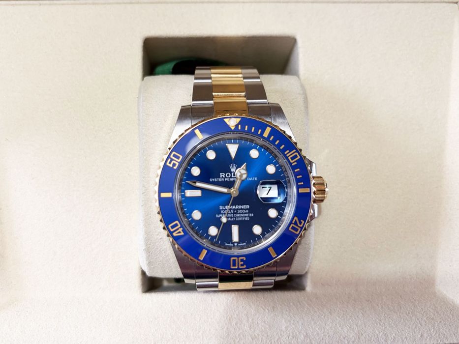 Sprzedam zegarek Rolex Submariner Bicolor / Bluesy 126613LB 2025 r. Fullset - IDEAŁ!