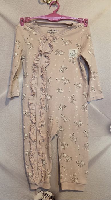 Śliczne różowe śpiochy dla dziecka