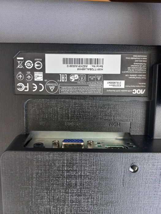 Monitor AOC 22 cale hdmi