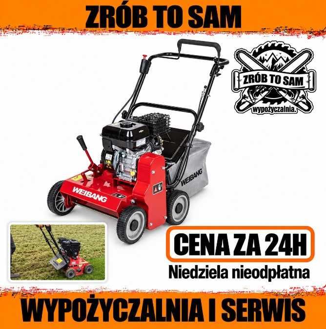 Profesjonalny mocny wertykulator Weibang do dużych powierzchni wynajem naprawa trawnika maszyna do wertykulacji trawnika