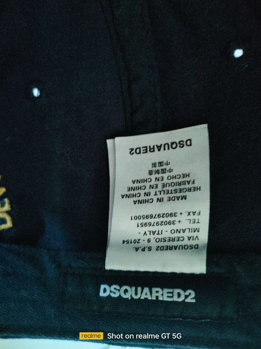 Czapka z daszkiem Dsquared2