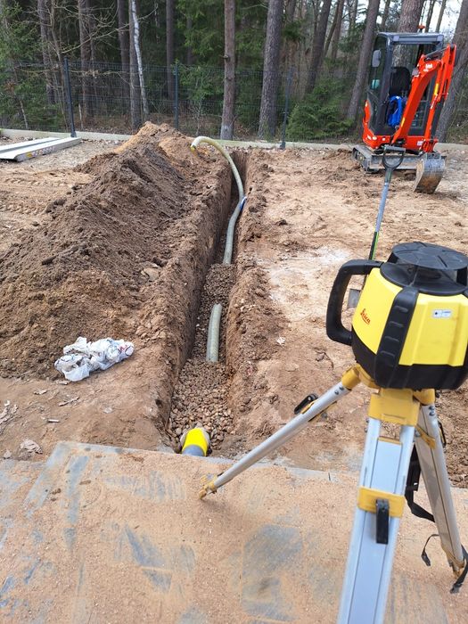 Odwodnienie terenu, drenaże montaż