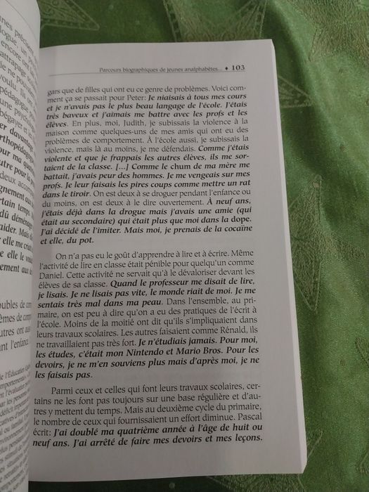 L'Alphabétisation en question. Portes incluídos