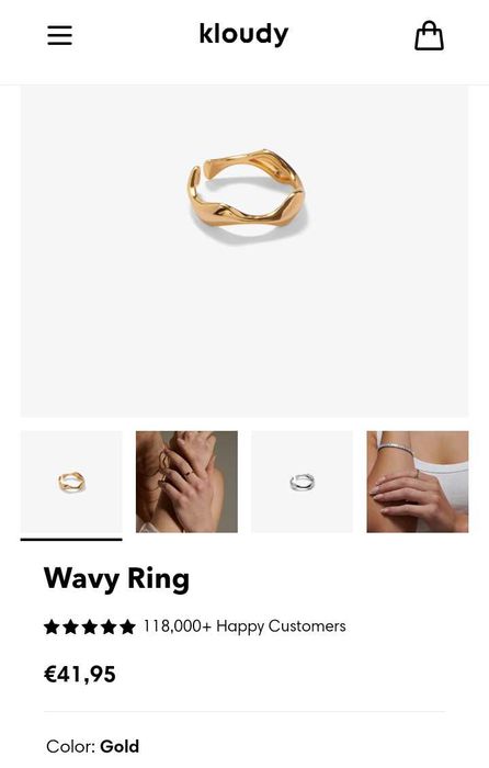 Kloudy Joias de coleção tudo Novo embalado + caixa guarda joias