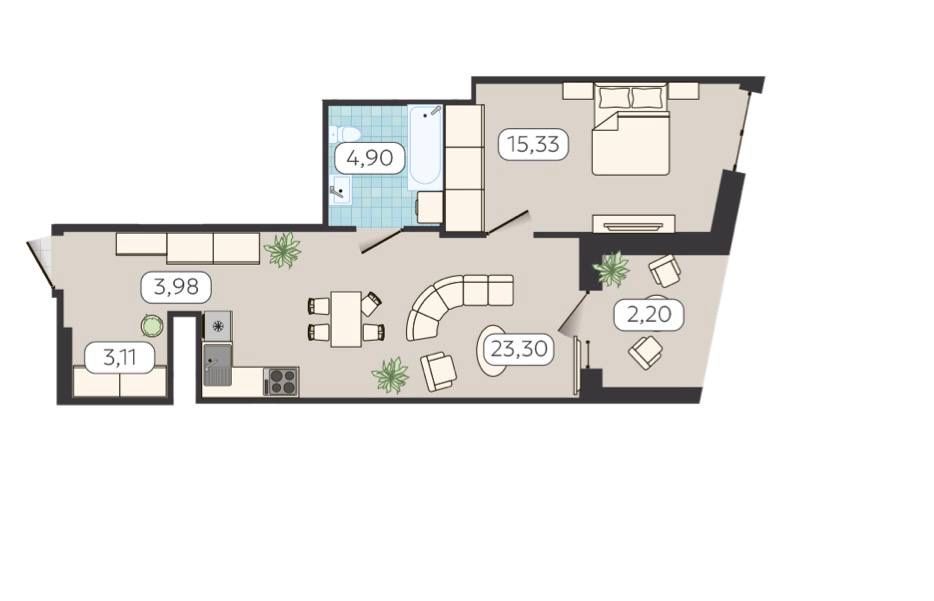 Продаж однокімнатної квартири з панорамою на місто