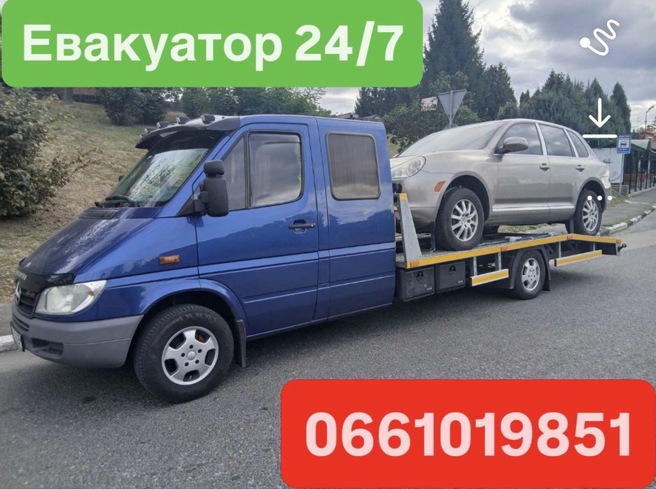 Послуги евакуатора, лафет, эвакуатор, платформа, надаємо послуги 24/7