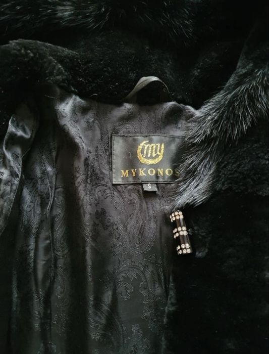 Натуральная шубка-мутон