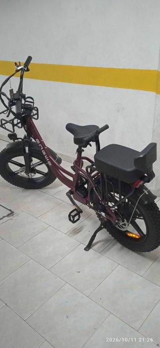 Bicicleta elétrica, Nova, 0 Km, Bateria 13 Ah. - cesto removível.
