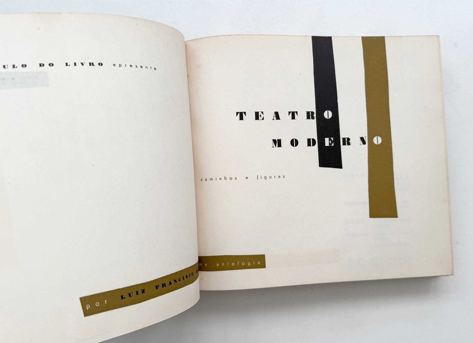 1957, Luiz Francisco Rebello, TEATRO MODERNO. Raro!