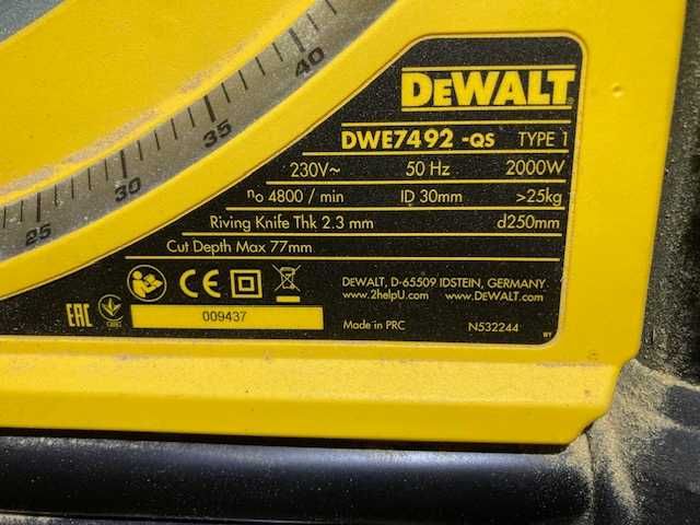 Pilarka dewalt+wózek+3xtarcze dwe7492