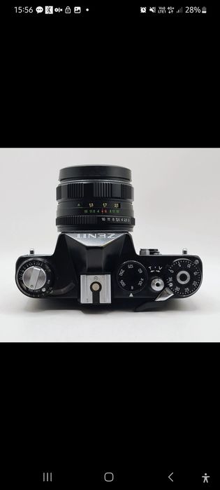 Zenit 11 Black + Helios 44M 58mm f/2 + Leningrad + Hanimex Flash
