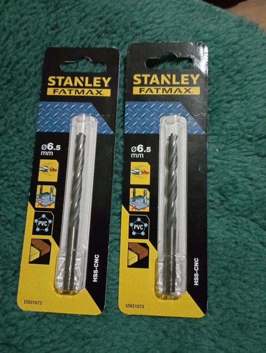 Сверла по металлу STANLEY HSS-CNC 6,5X101ММ 1ШТ (STA51073) ,2шт