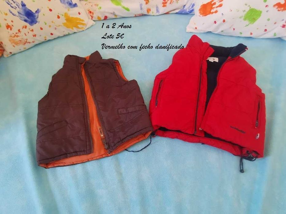 Roupa de menino camisas e casacos