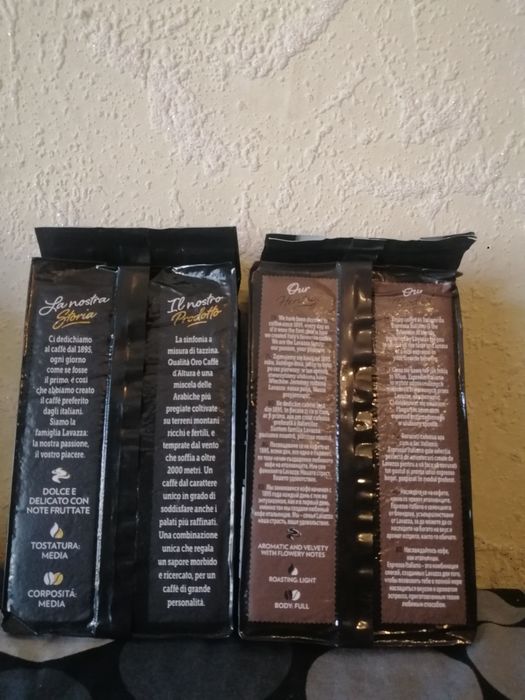 Lavazza Італія кава мелена Mountain grown, espresso, Rosso, il mattino,