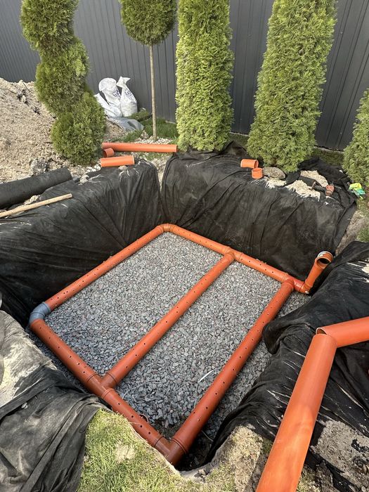 Септик під ключ, київська область, монтаж 1/2 дні, комуникации, кільця