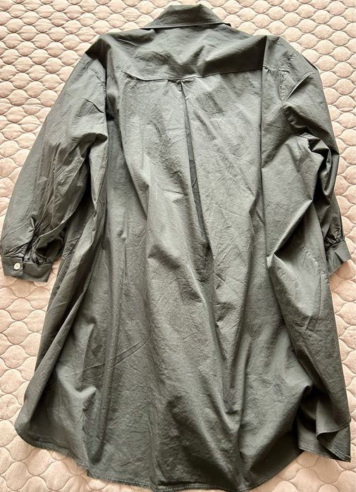 Koszula grafitowa ze złotym