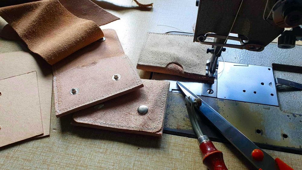 Portfel Portmonetka M3 - skóra hand made city-wallet - tani prezent