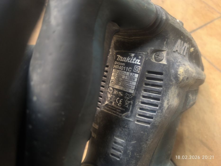 Makita Hr4011c młot wiertarka SDS max