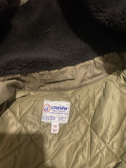 Kurtka wojskowa ciepla