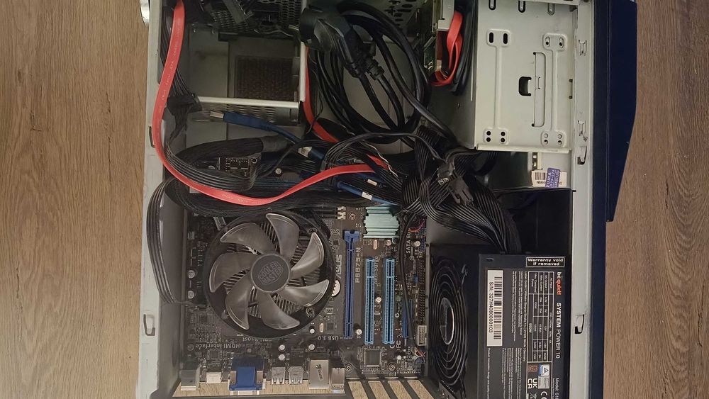 Płyta głowna p8b75-m,procesor i5-3570,Ram 16 gb,Zasilacz be quiet!550W