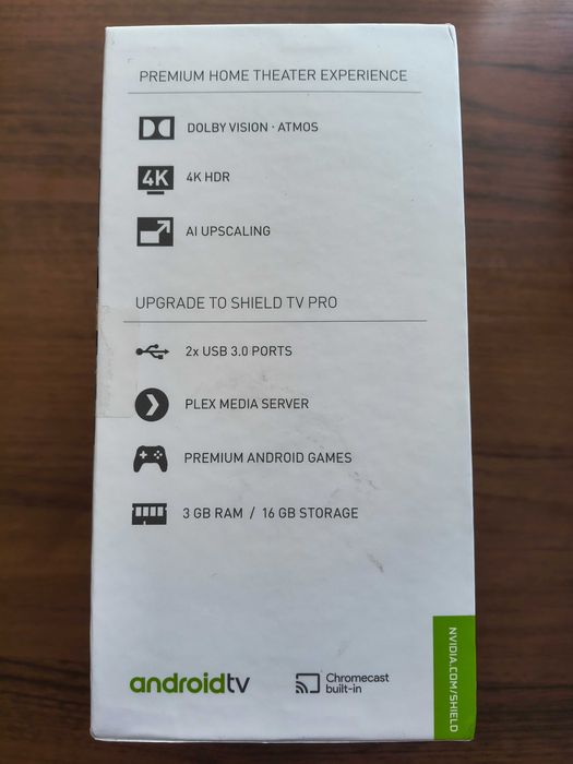 Nvidia Shield TV Pro 4K медіаплеєр новий