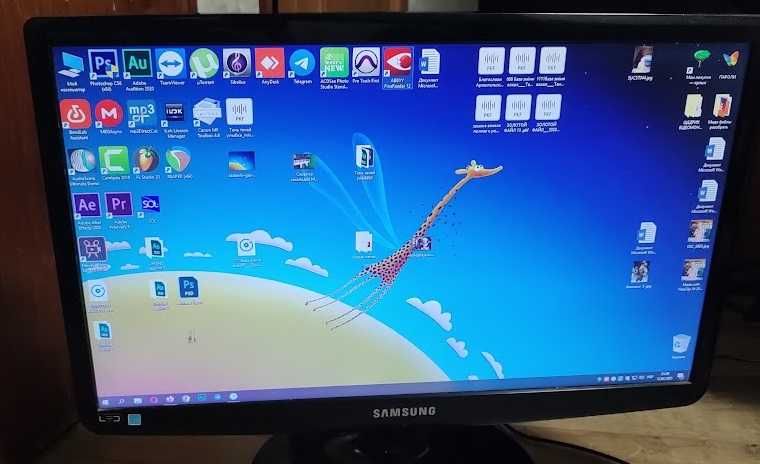 Монітор  Samsung, 22 дюйми, робочий, бу