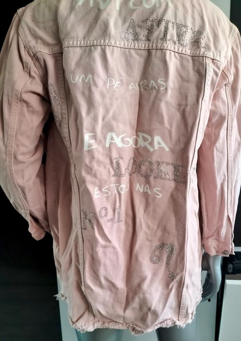 Katana jeansowa długa