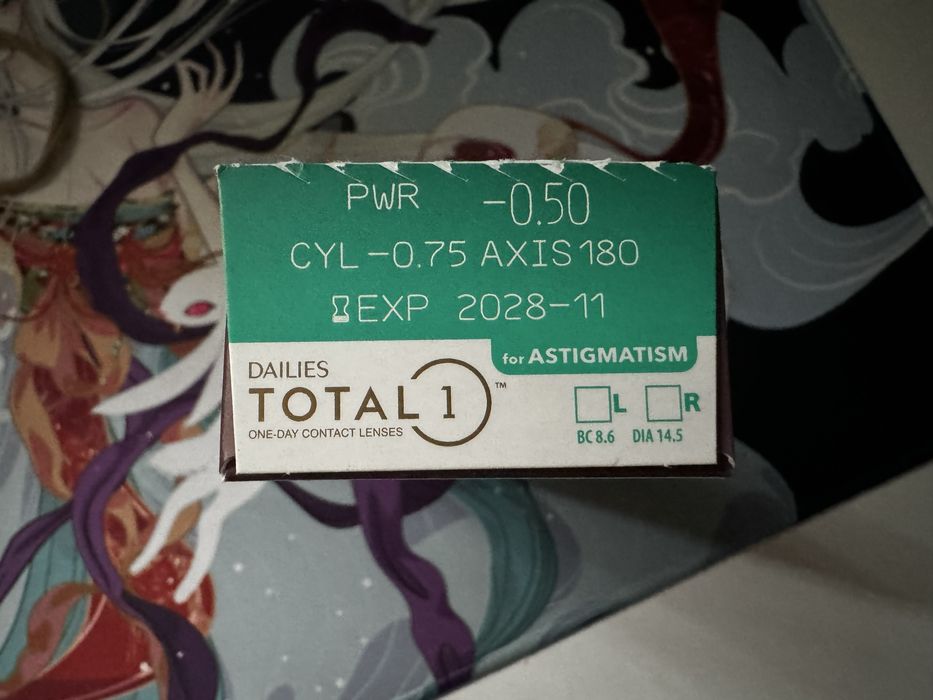 Alcon Dailies Total 1 for astigmatism
