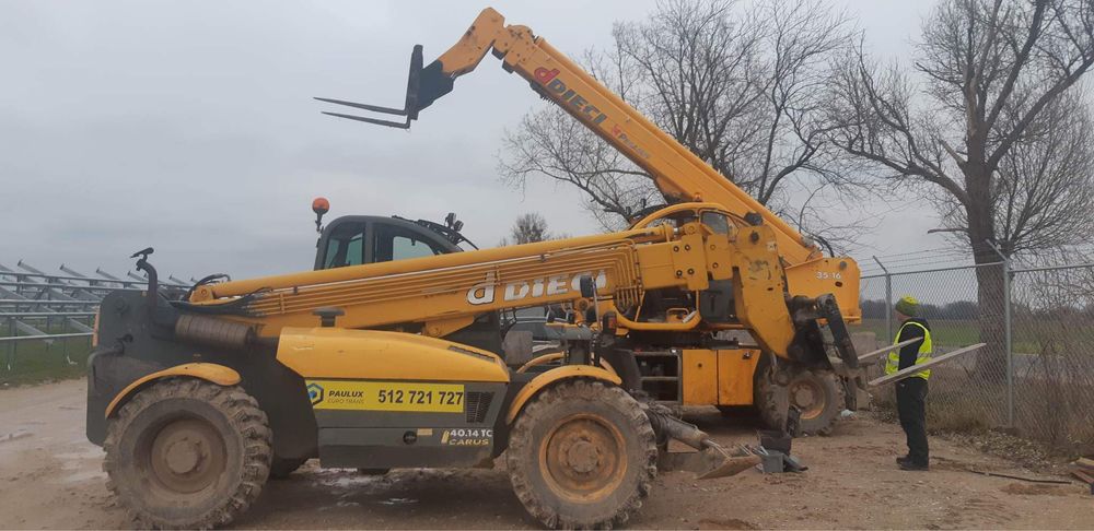 Usługa i Wynajem ładowarki teleskopowej Dieci Manitka Manitou JCBMerlo