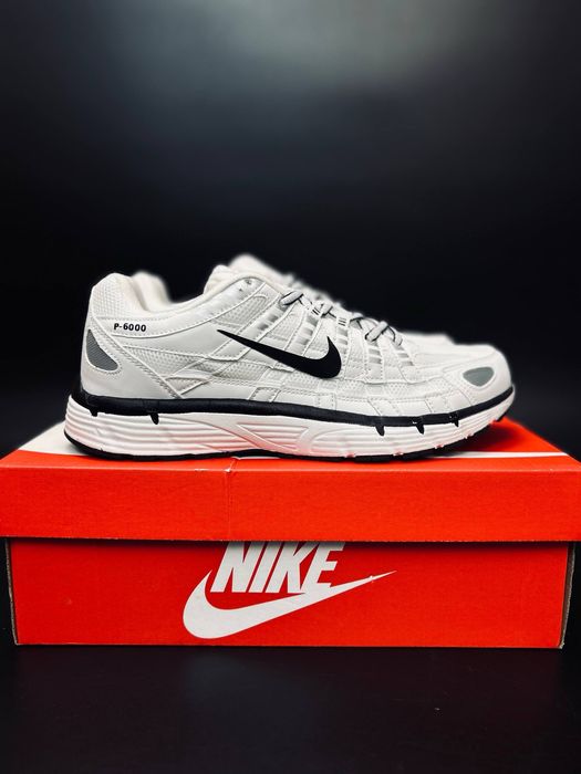 Подростковые кроссовки Nike 6000/ Найк мужские весна/ кожаные кросовки