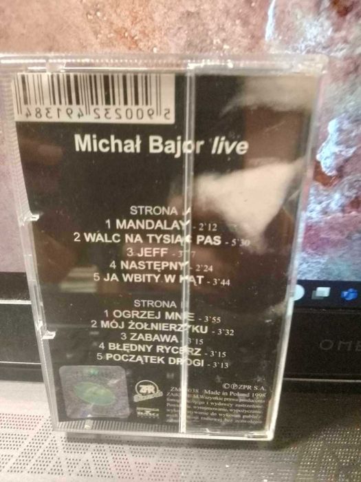 Kaseta Michał Bajor live