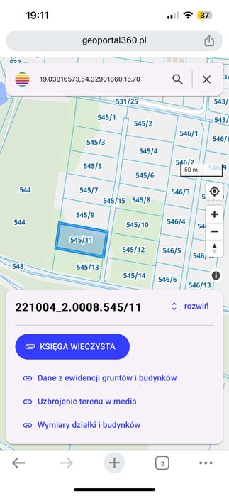 Sprzedam dzialke w Jantarze - Widok 4
