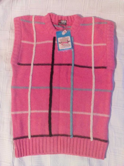 Джемпер (безрукавка, жилетка) чистошерстяной 40 разм.(XXS)
