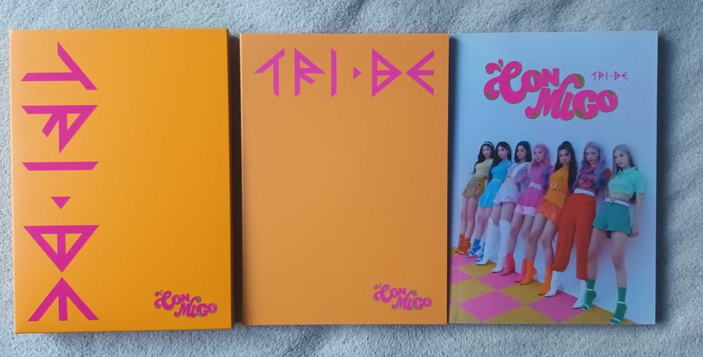 TRI.BE "Conmigo" kpop album [z kartą Mire oraz grupową]