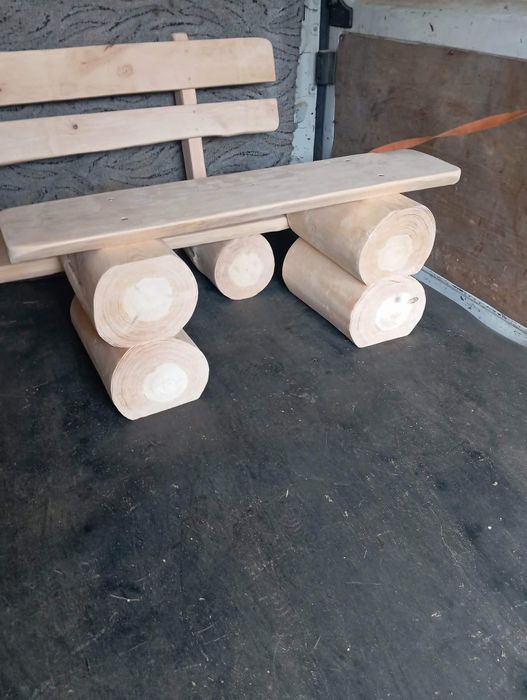 Piękne ławki biesiadne - ogród, działka, altana