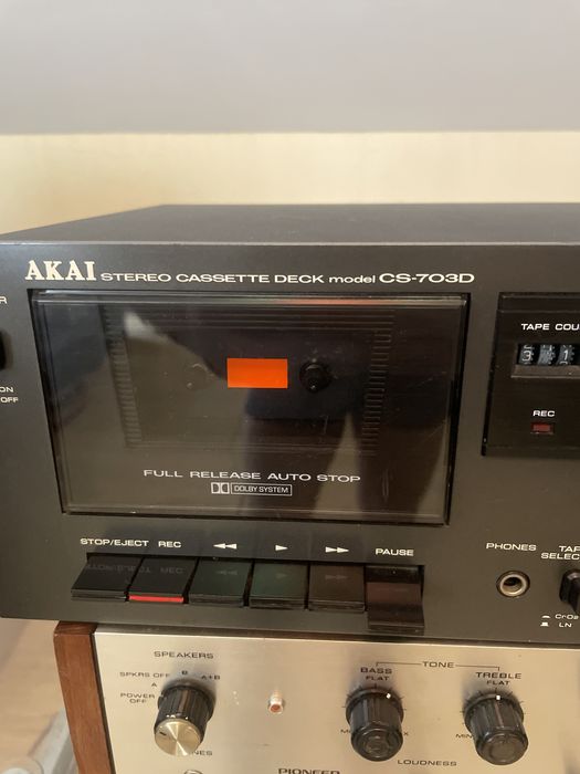 Akai cs-703d deck stereo sprawny