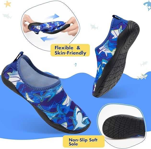 Szybkoschnące buty plażowe do wody dla dzieci