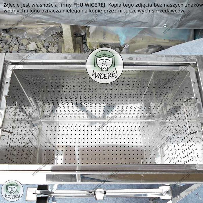 Topiarka parowa Cała Nierdzewna Warszawska Poszerzana na 15/22 ramek