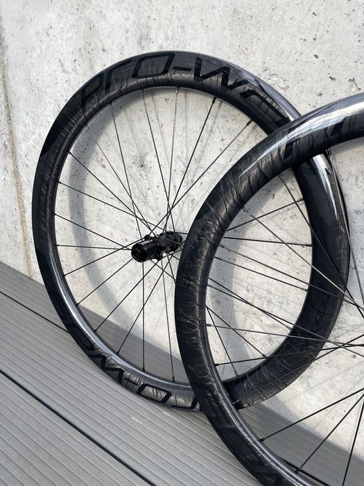 Koła carbon szosowe PRO-WAY TITANIUM 50mm MARBLE 1395g