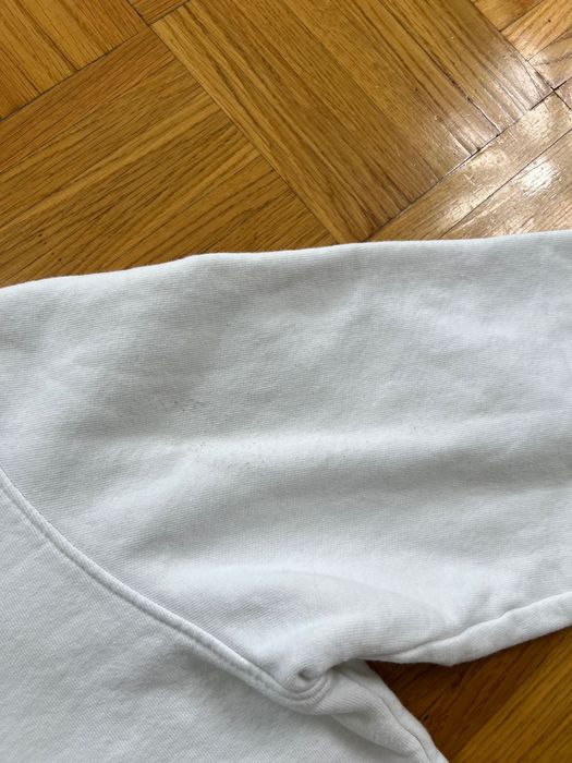 Bluza The North Face big logo white boxy fit 65x63 cm