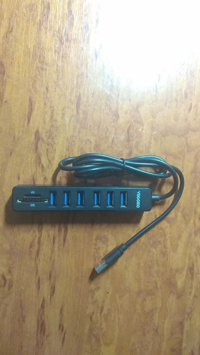USB 3.0 хаб  8 в 1, 4 в 1