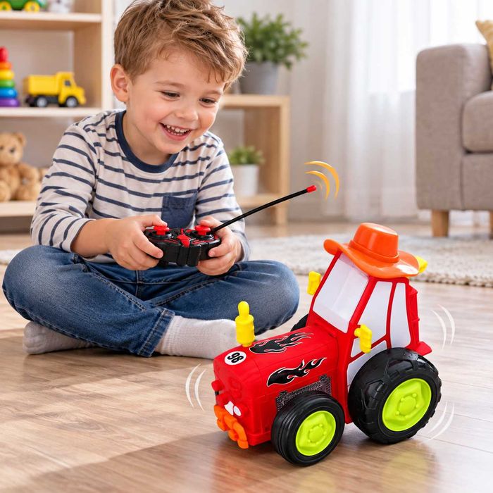 Zabawka Traktor na Pilota Skaczący RC Akumulator 3,7 V USB