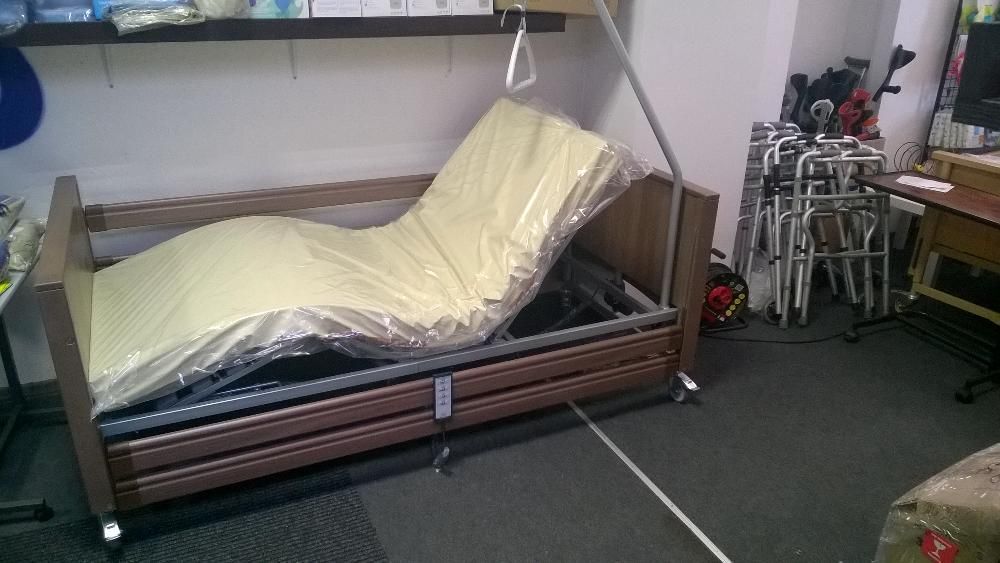 Nowoczesne łóżko rehabilitacyjne Elbur kolor Akacja pb 331. Łódź