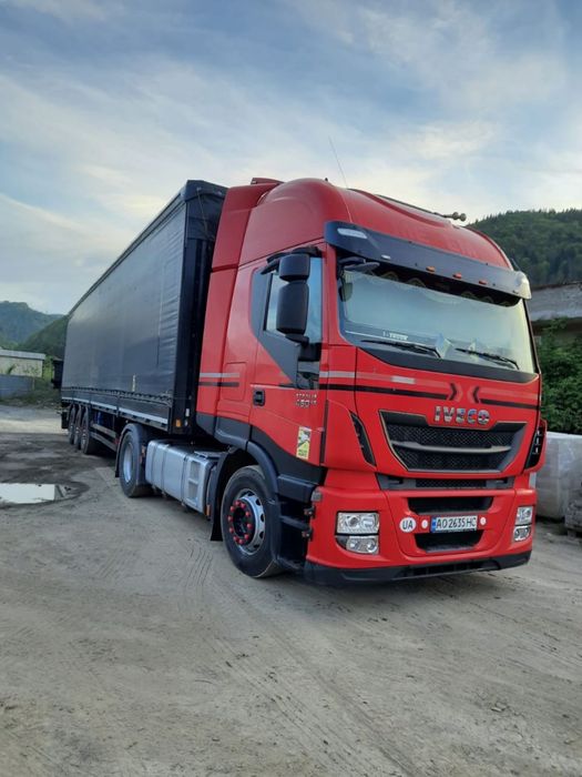 Тягач Iveco Stralis 2014 (Euro 6) Автомат — 750 тис. км. Продаж у комплекті з причепом Schwarzmüller 2008 або окремо!