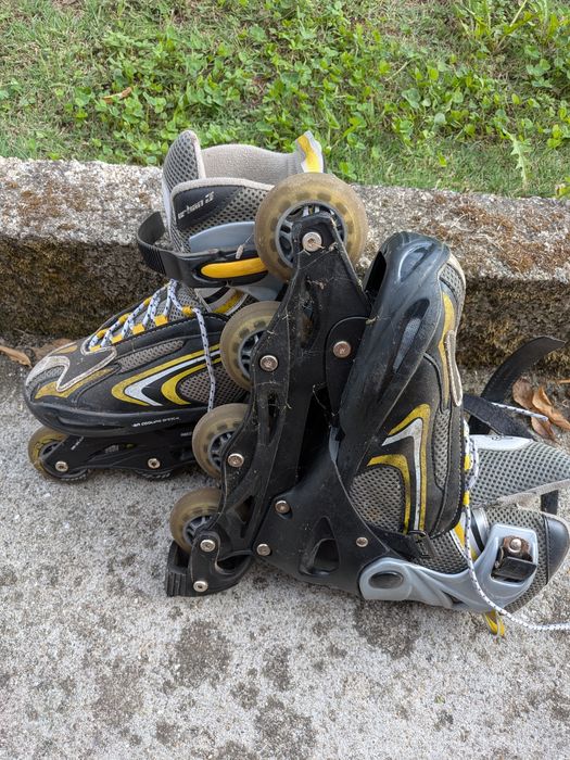 Patins de senhora e patins em linha