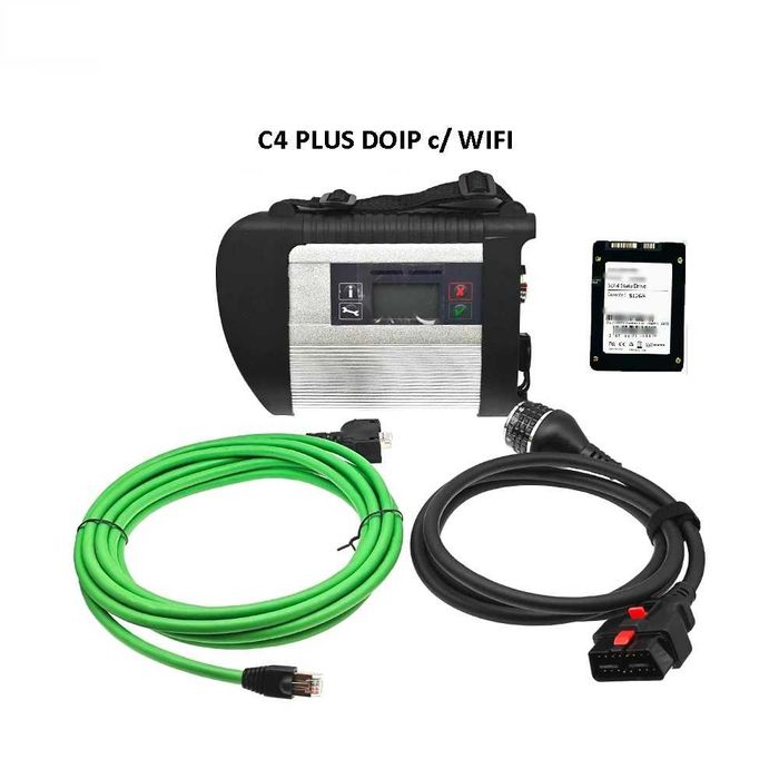 Novo Mercedes SDconnect c4 Doip plus c/ DOIP e Wifi Xentry/DAS + SSD